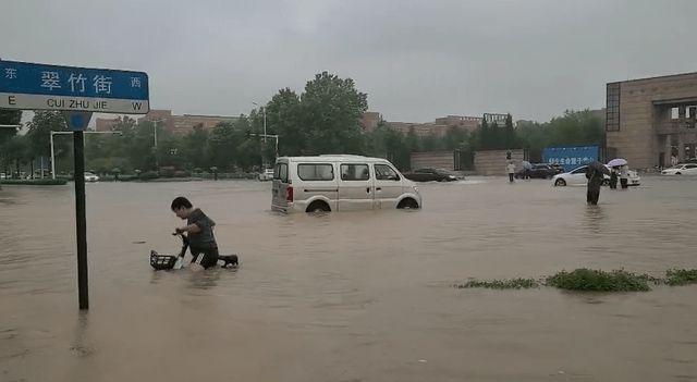 意外:河南一月后再遭全省范围强降雨 淮河以北暴雨、大暴雨