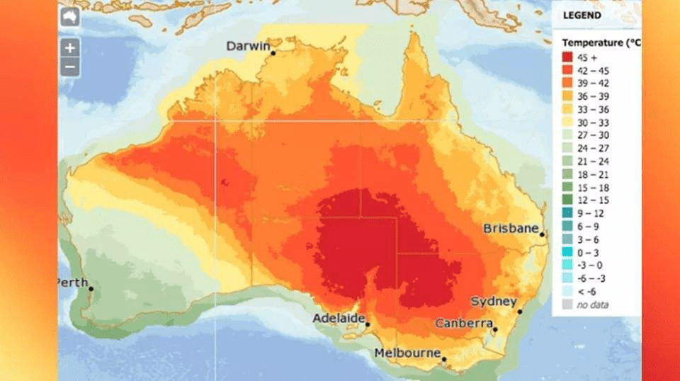 澳大利亚墨尔本天气预报15天